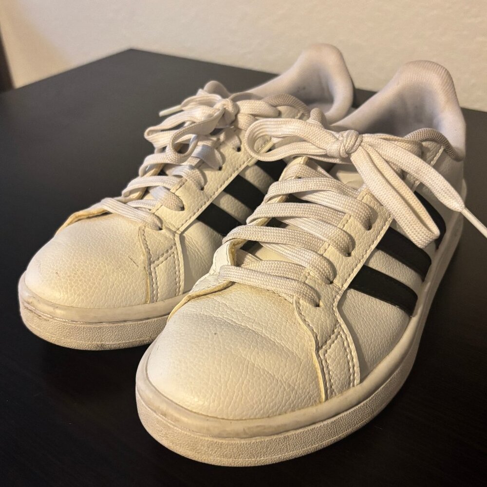 Adidas White and Black Sneakers